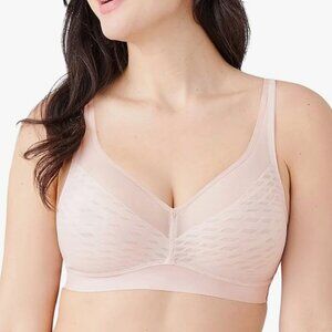 NWT Wacoal Women's Elevated Allure Wire Free Bra, rose dust, 40C